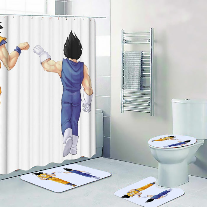 Dragon Ball Z Goku x Vegeta Four-piece Bathroom