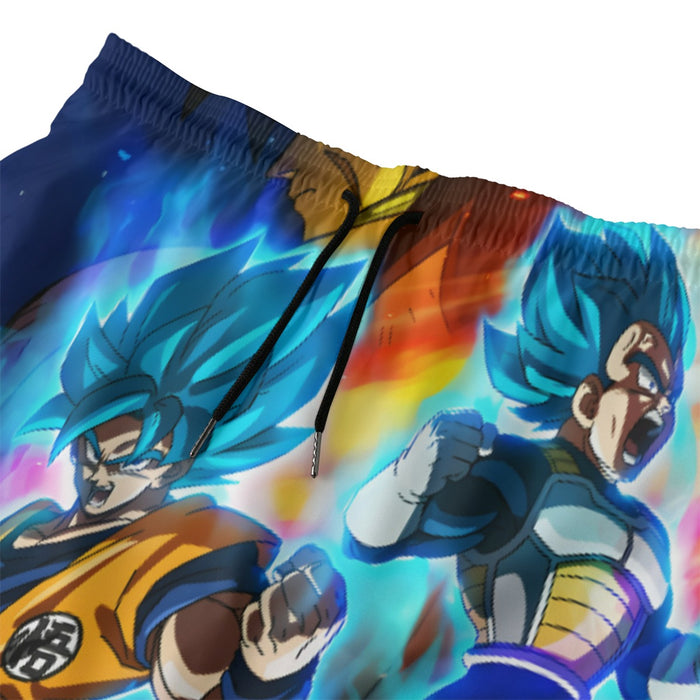 DBZ Legendary Broly Son Goku Vegeta Super Saiyan Blue  Beach Pants