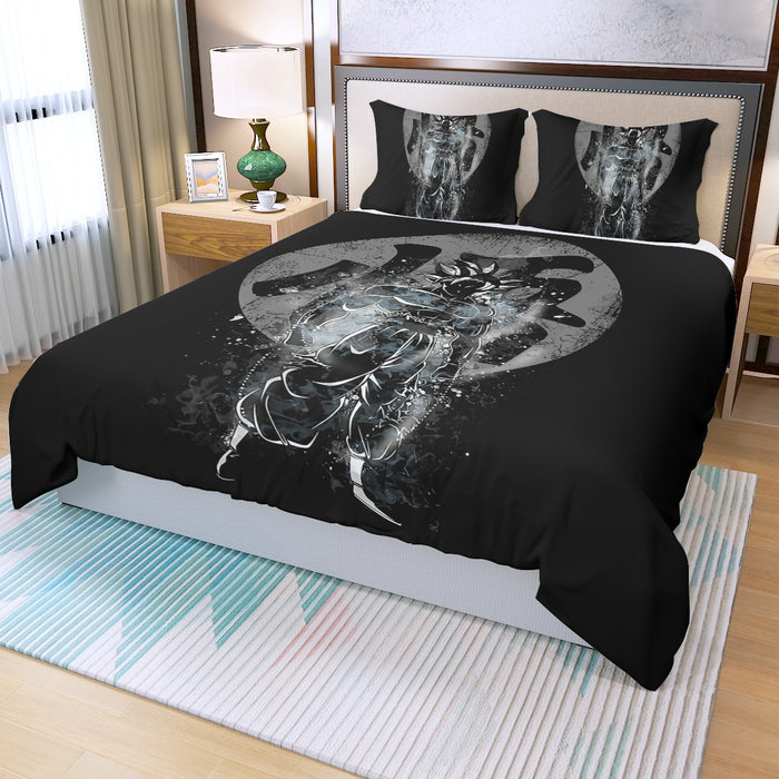 Goku Ultra Instinct Black Three Piece Duvet Cover Set