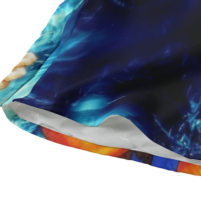 Dragon Ball Z Son Goku Cool Blue Aura Energy Ball Beach Pants