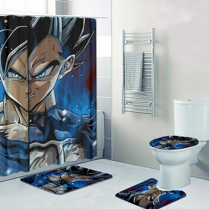 Dragon Ball Z Shirt  SSJ Goku x SSJ Vegeta Fusion Four-piece Bathroom