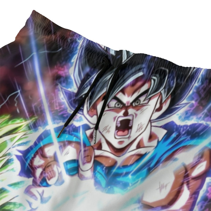 Dragon B Z Son Goku Powerful Kamehameha Released Beach Pants