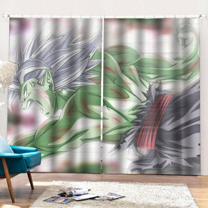 Dragon Ball Fused Zamasu Aggressive Portrait Dopev Curtains with Hooks