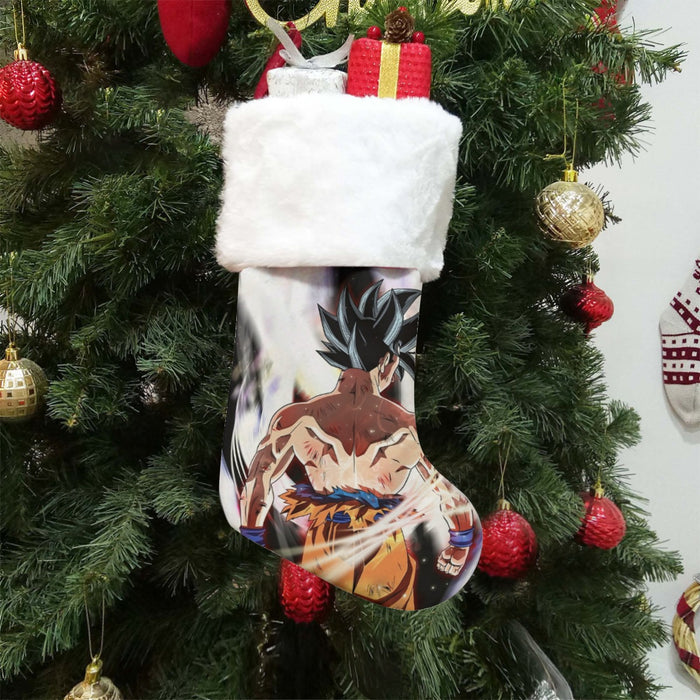 Dragon Ball Goku Damaged Battle Muscular Powerful Aura Christmas Socks