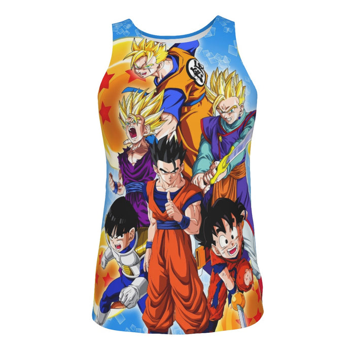 Son Gohan Evolution Dragon Ball Z Tank Top