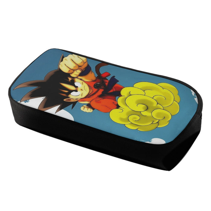 Young Goku Kid Flying Cloud Fight 3D Dragonball Pencil Bag