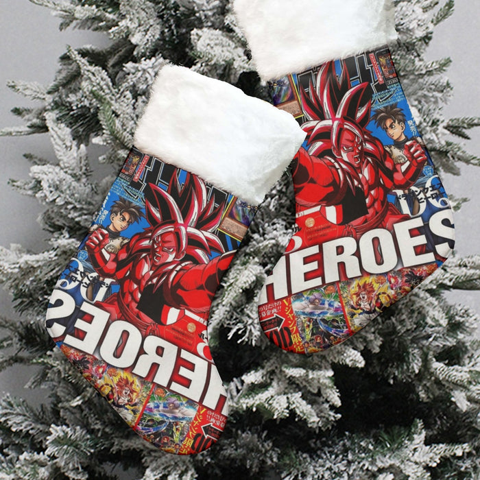 Japan Magazine Full Cover Gogeta Heroe SSJ4 Stylish 3D Christmas Socks