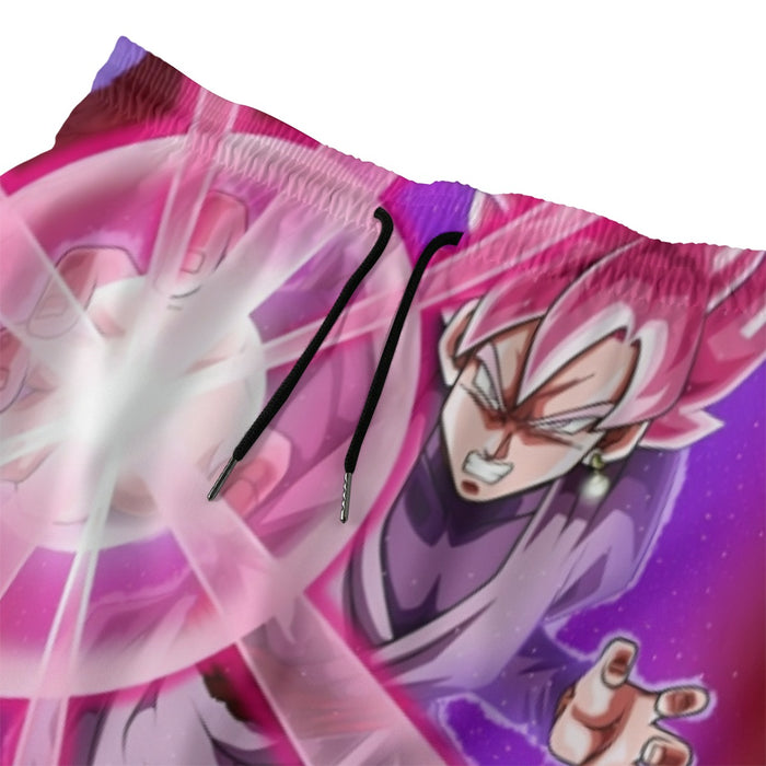 Goku Black Zamasu Super Saiyan Rose Powerful Aura Skills Dope Beach Pants