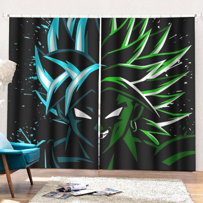 Dragon Ball Super Super Broly Curtains with Hooks