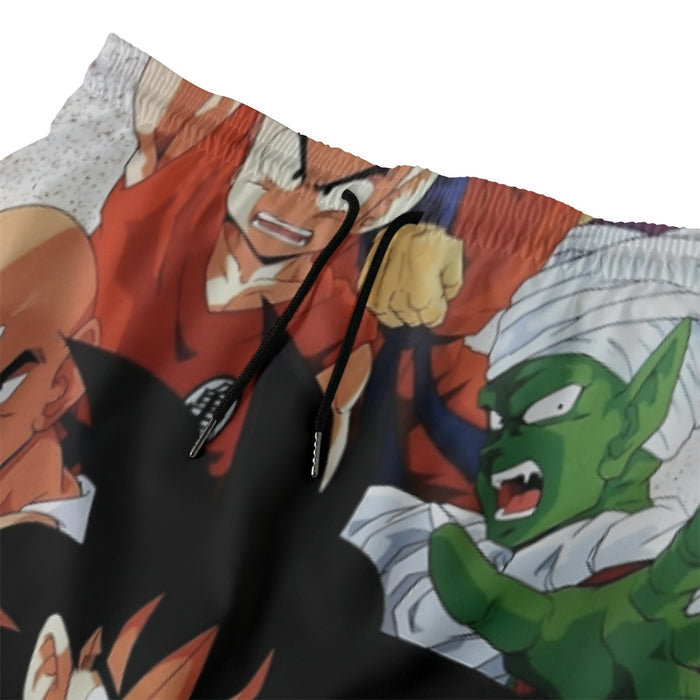 Dragon Ball Goku Piccolo Krillin Heroes Group Awesome Design Beach Pants