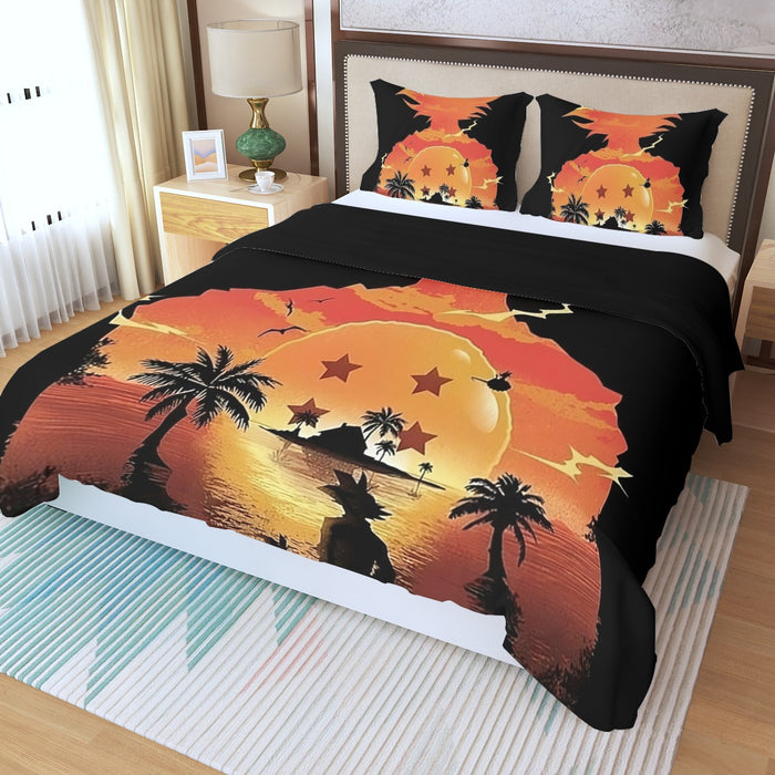 Four Star Dragon Ball Three Piece Duvet Cover Set