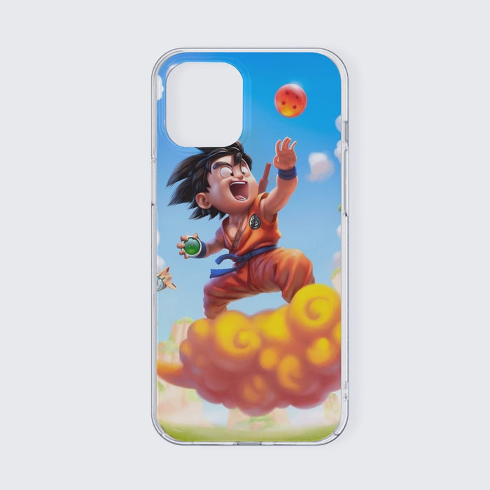 Dragon Ball Goku Kid Ride Flying Nimbus Cute Dope Streetwear iPhone13 Case