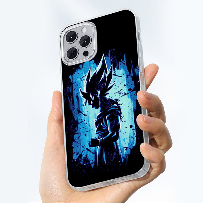 Awesome Goku Blue Design Dragon Ball Z iPhone 13 Case