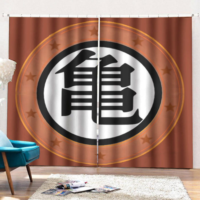 Master Roshi Gym Bro Do You Even Kamehameha Funny DBZ Curtains with Hooks