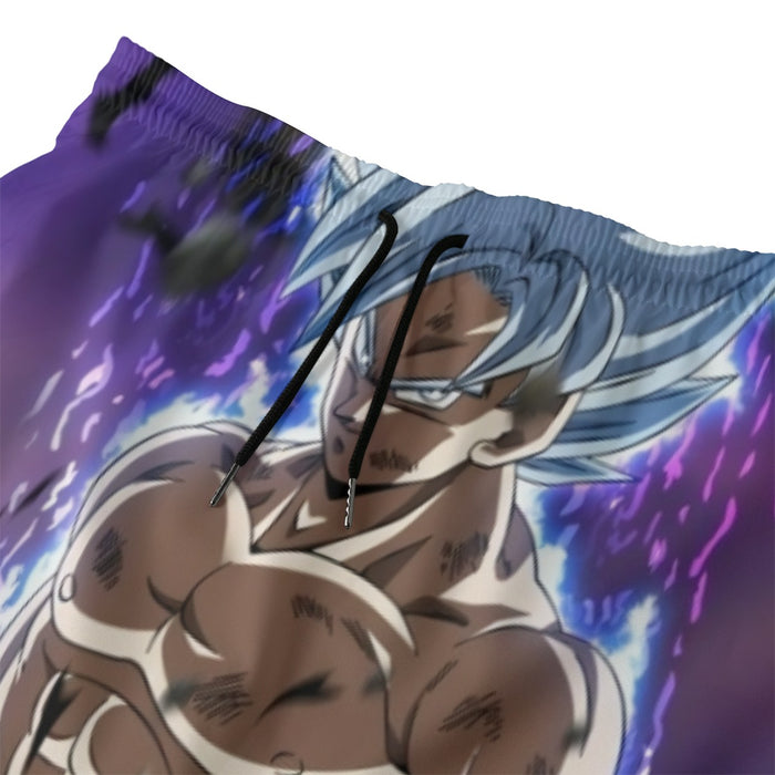 Dragon Ball Z Goku Perfected Ultra Instinct Form Beach Pants