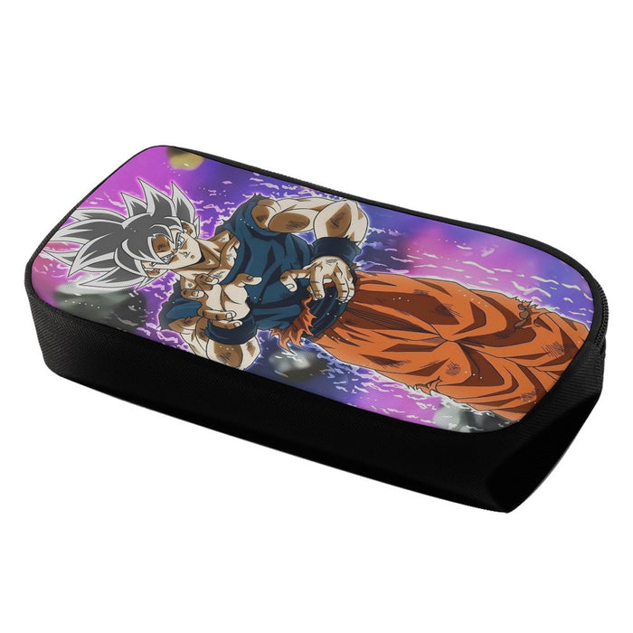 Dragon Ball Z Goku Ultra Instinct Form White Hair Pencil Bag