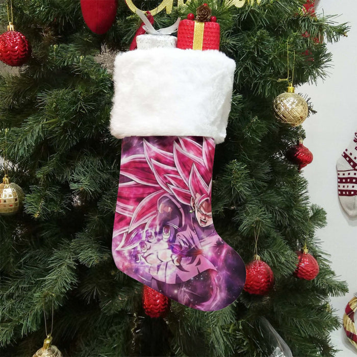 Dragon Ball Black Goku Rose 3 Ultra Instinct Epic 3D Christmas Socks