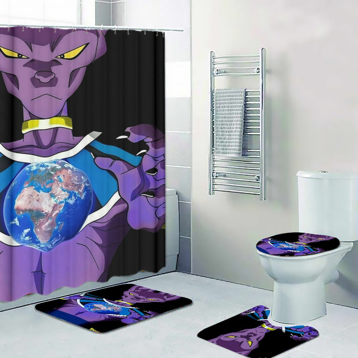 Dragon Ball Super Shirt  Beerus God Destruction Earth Four-piece Bathroom