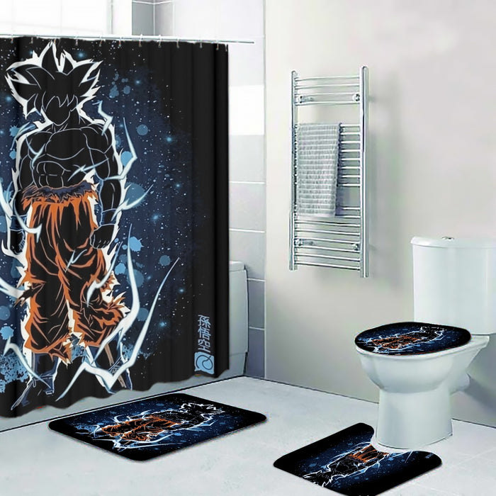 Dragon Ball Z Goku Ultra Instinct Shadow Four-piece Bathroom