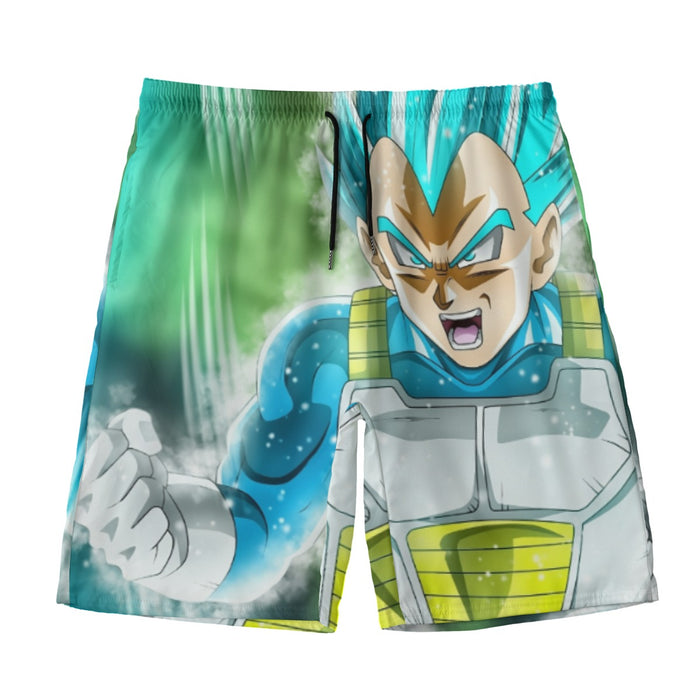 Dragon Ball Super Blue Vegeta Super Saiyan God Cool  Beach Pants