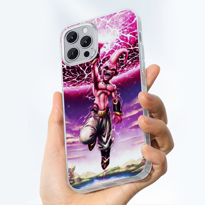 DBZ Kid Buu Super Villain Giant Ki Blast Realistic Design iPhone 13 Case