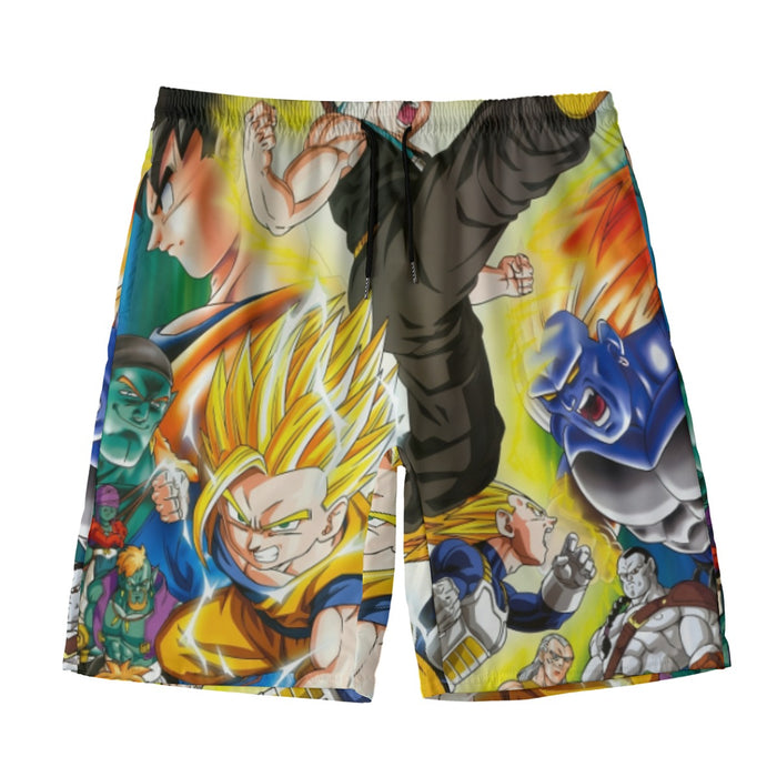 Dragon Ball Gohan Kid Super Saiyan Villain Vibrant Color Design  Beach Pants