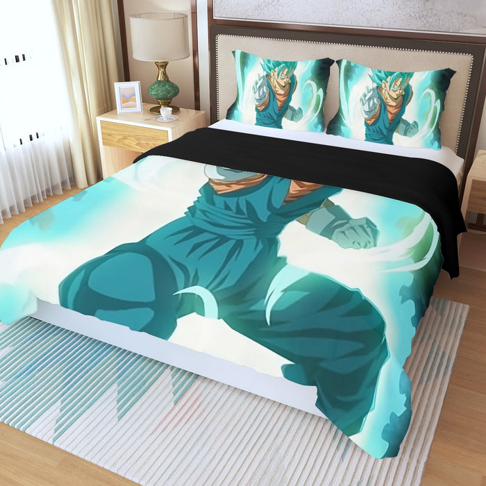 Dragon Ball Vegito Potara Fusion Dope 3D Full Print Three Piece Duvet Cover Set