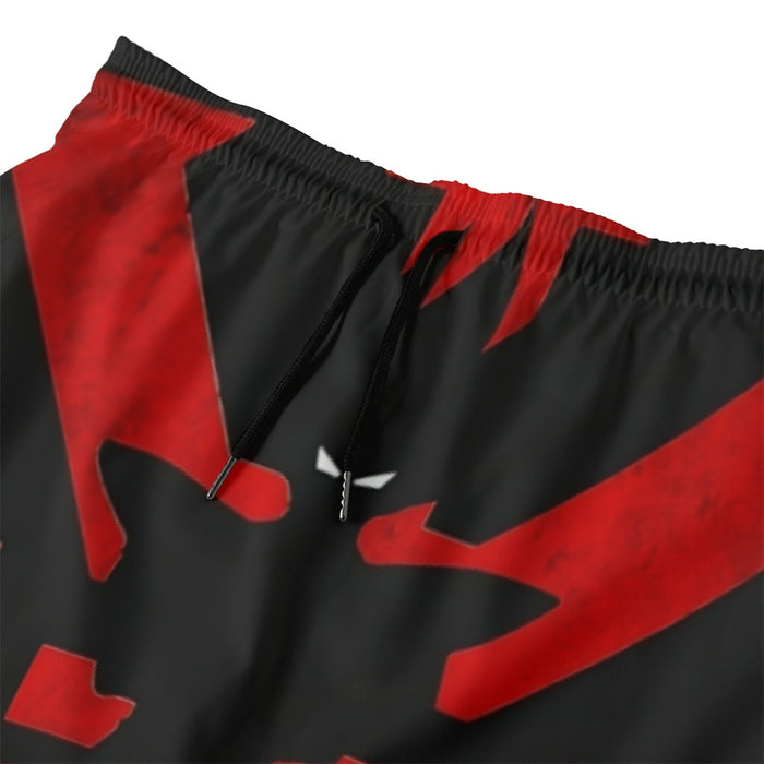 Dragon Ball Z Vegeta Shadow Cool Red Vegeta Symbol Beach Pants