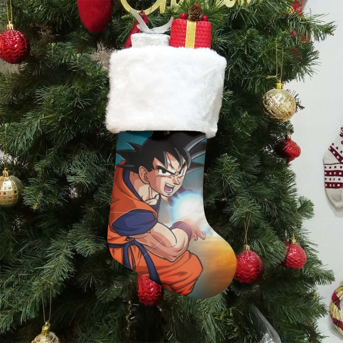 Goku Kamehameha Christmas Socks