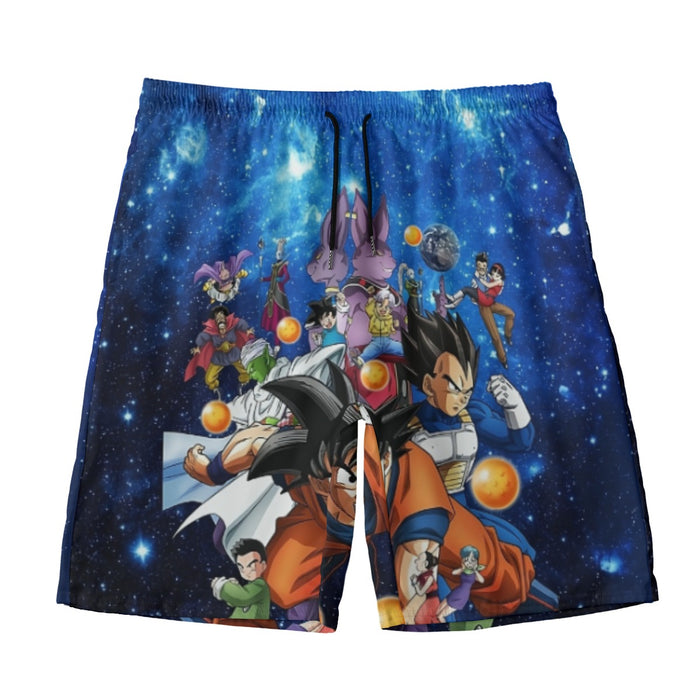 Dragon Ball Super Destruction Gods Goku Vegeta Beach Pants