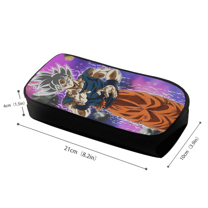 Dragon Ball Z Goku Ultra Instinct Form White Hair Pencil Bag