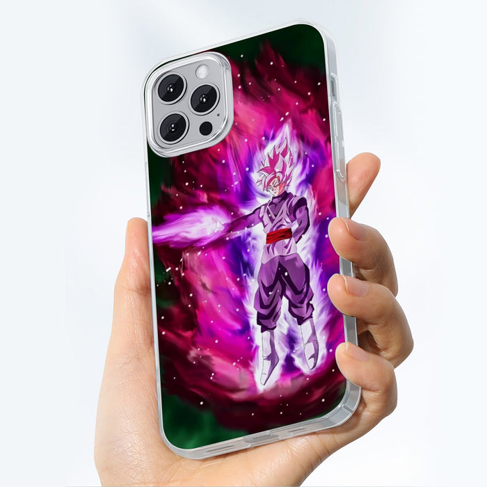 Goku Black Super Saiyan Rose Power Aura Streetwear Design iPhone 13 Case