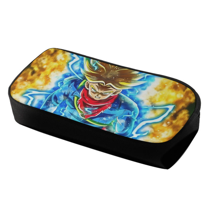 DBZ Rage Super Saiyan Trunks Portrait Unique Style Pencil Bag