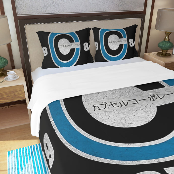 Capsule Corp Baseball Three Piece Duvet Cover Set