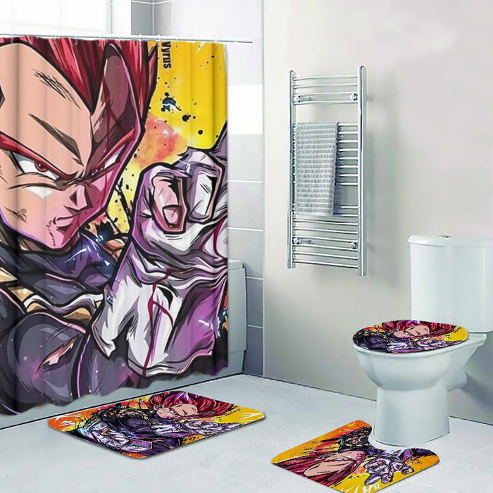 Dragon Ball Z Vegeta God Four-piece Bathroom