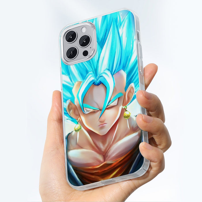 DBZ Goku God Saiyan Blue SSGSS Potara Fusion Design Trendy iPhone 13 Case