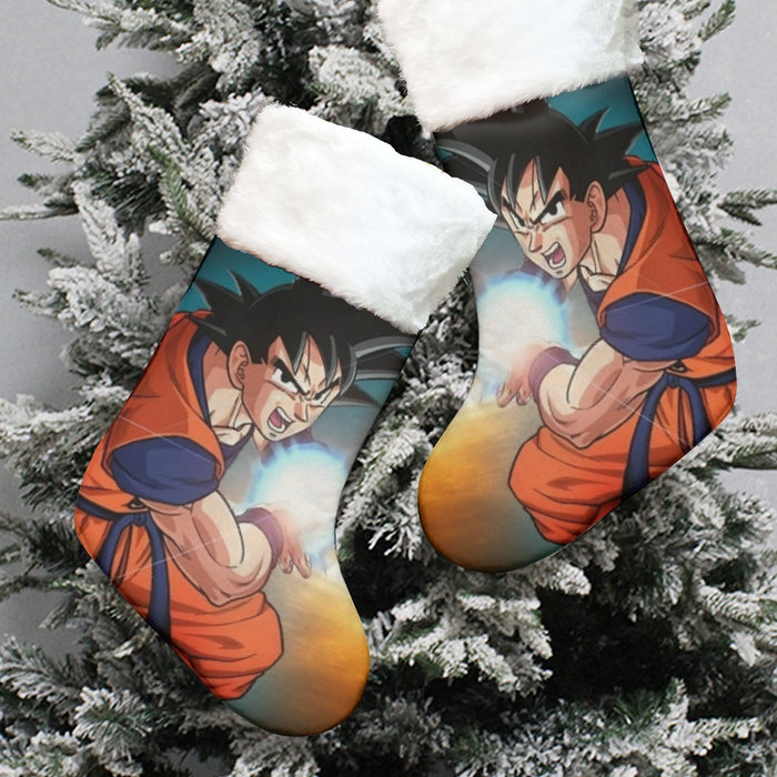 Goku Kamehameha Christmas Socks
