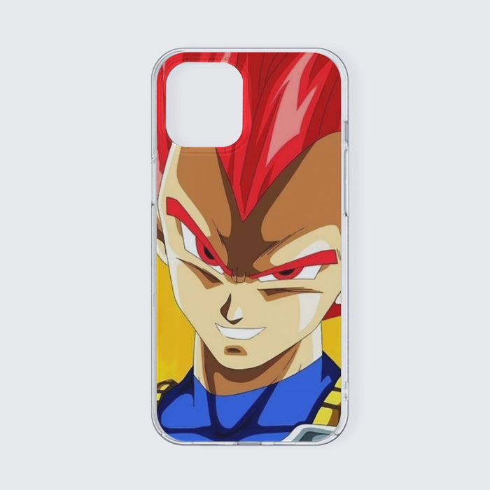 Dragon Ball Vegeta Super Saiyan Red God Vibrant Print iPhone 13 Case