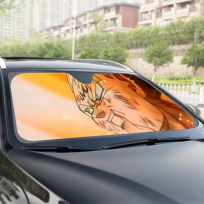 Majin Vegeta Sacrifice Battle Super Saiyan Extraordinary 3D Windshield Sunshade