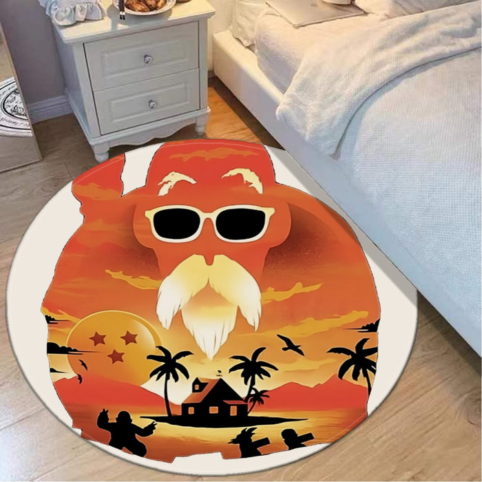 Master Roshi Sunset round mat