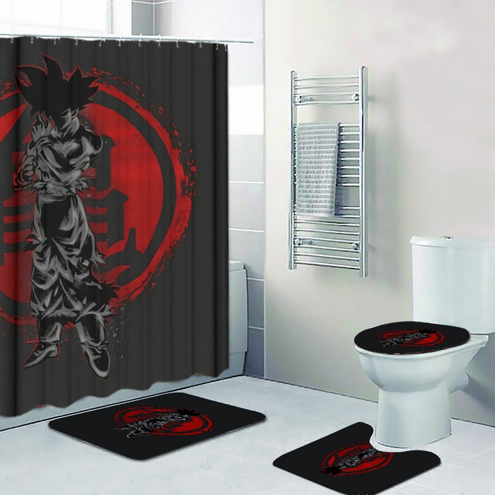 Dragon Ball Z Goku's Logo Four-piece Bathroom