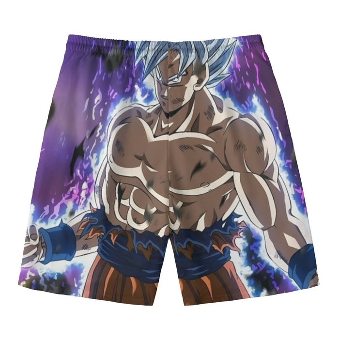 Dragon Ball Goku Ultra Instinct Power Up Vibrant 3D Beach Pants