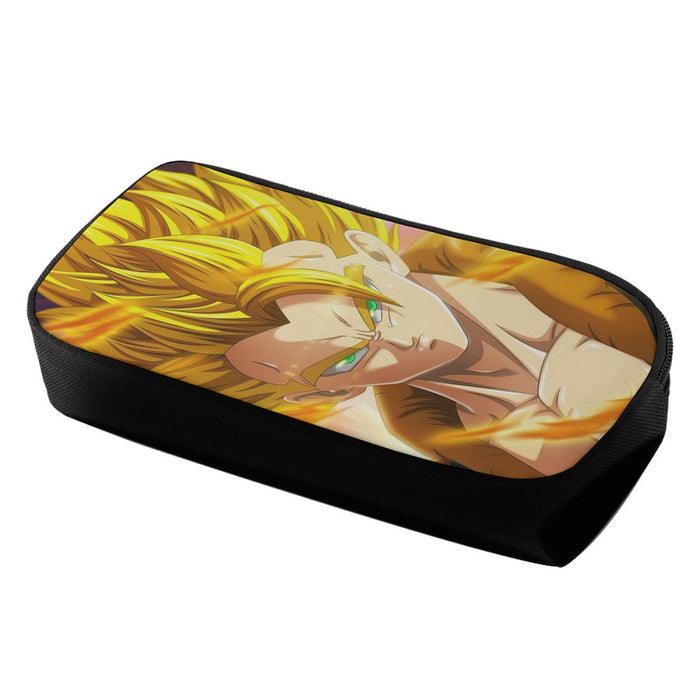 Dragon Ball Z Gogeta Super Saiyan Warrior Power Full Print Streetwear Cool Design Pencil Bag