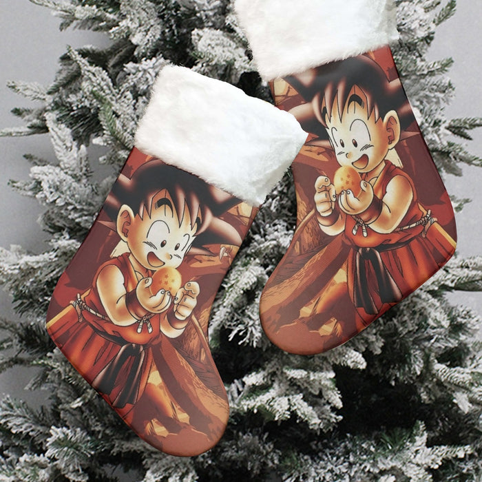 Kid Goku Dragon Ball Christmas Socks