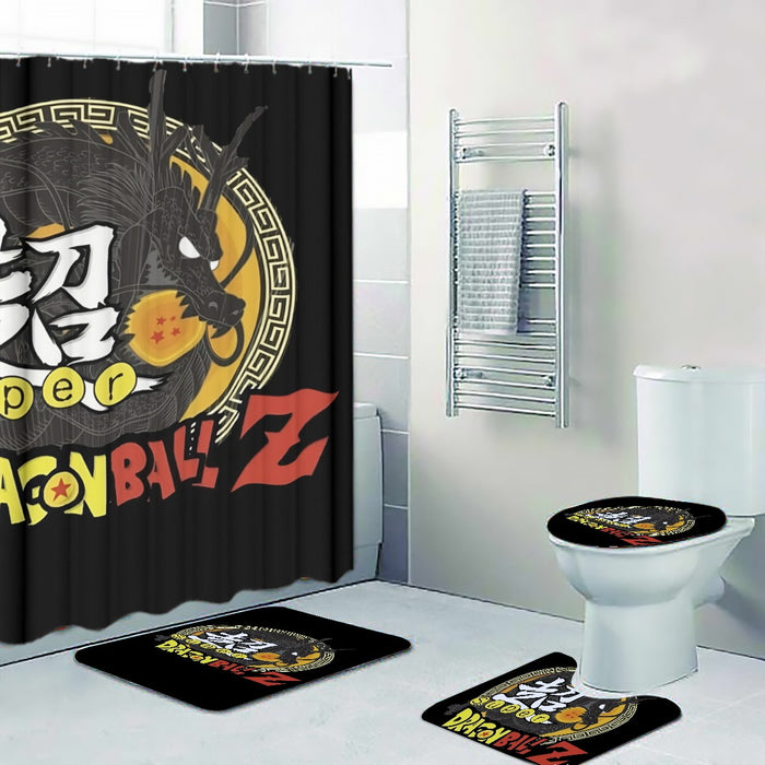 Dragon Ball Z Super Kanji Epic Dragon Spirit Shenron Four-piece Bathroom