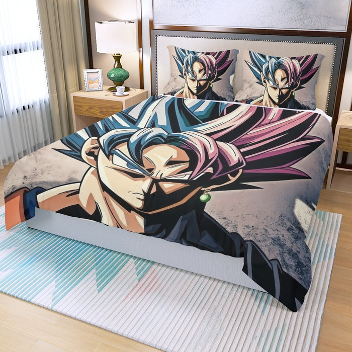 Dragon Ball Super SSGSS Three Piece Duvet Cover Set