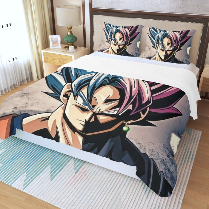 Dragon Ball Super SSGSS Three Piece Duvet Cover Set