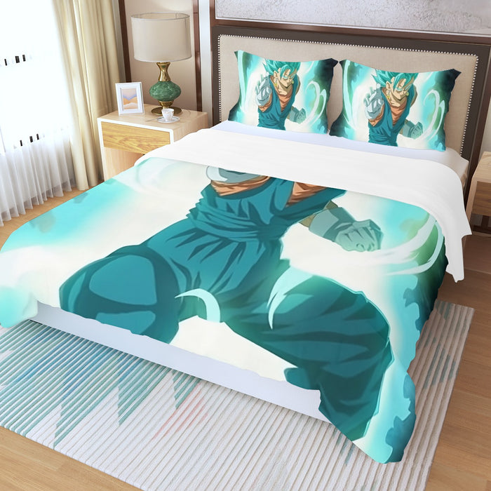 Dragon Ball Vegito Potara Fusion Dope 3D Full Print Three Piece Duvet Cover Set