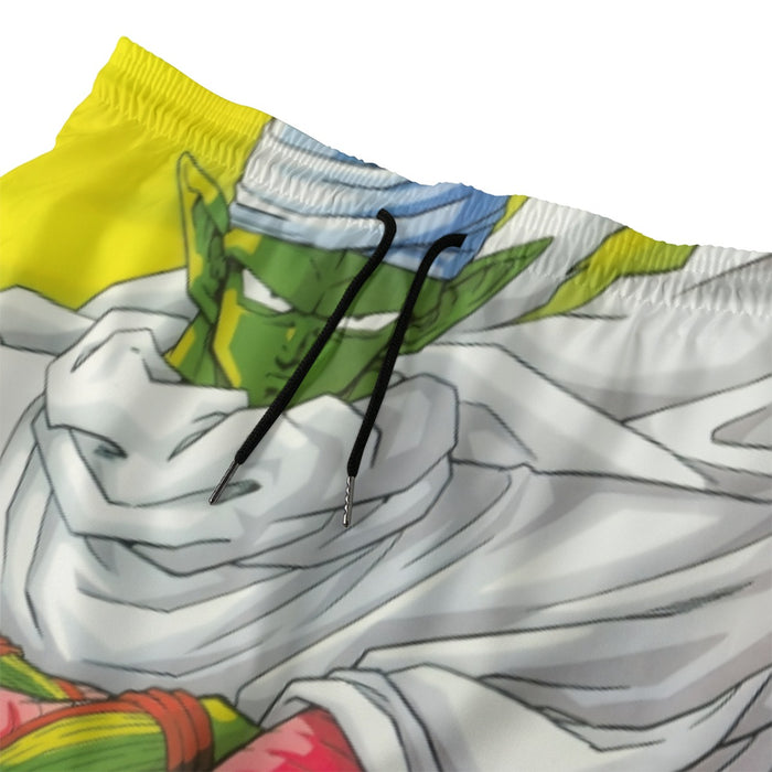 Dragon Ball Angry Piccolo Standing And Ready for Fighting Beach Pants