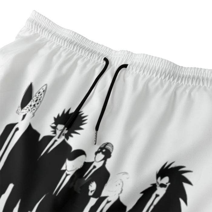 Dragon Ball Characters With Reservoir Dogs Movie Pose Beach Pants